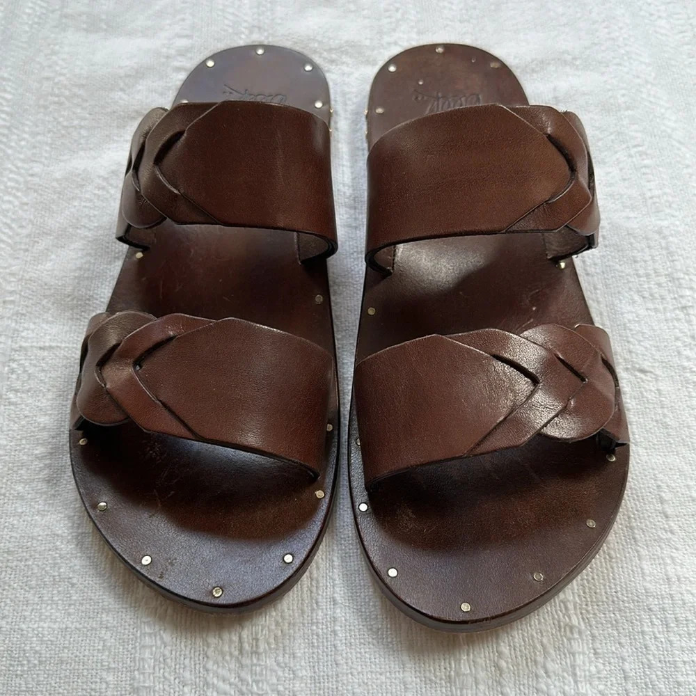 beek DARTER Chocolate Sandals, Size 7, EUC - Picture 3 of 13
